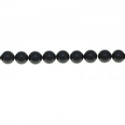 BEAD, ONYX, 8MM, ROUND. SOLD PER STRAND OF 16 INCH.